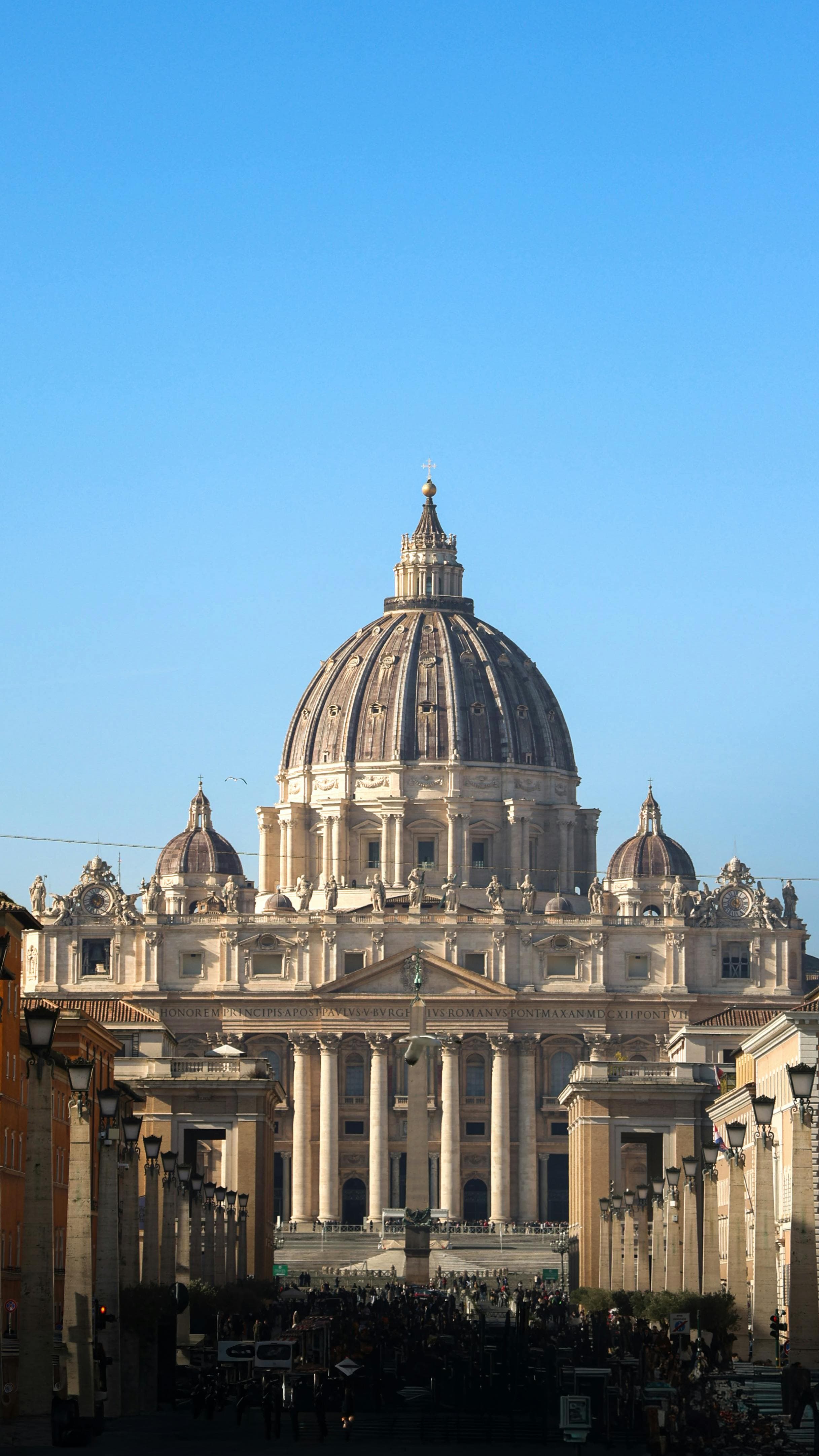 Basilica de São Pedro, Vaticano - Vista externa da catedral
